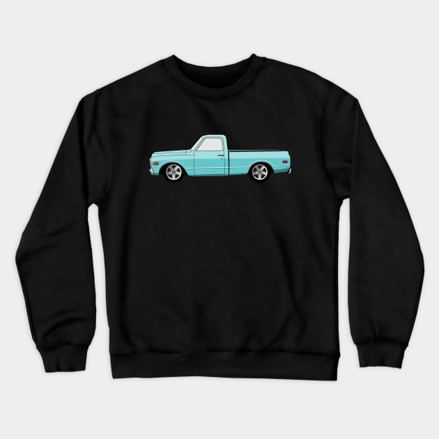 1969 Chevy C10 Crewneck Sweatshirt by CC I Design